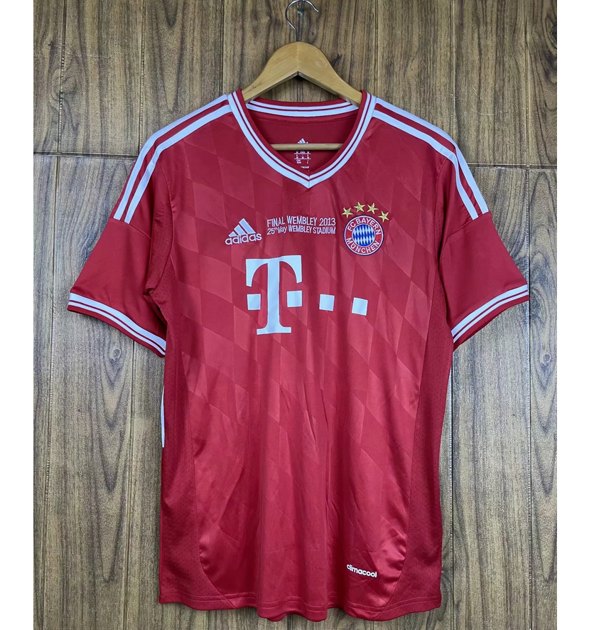 2013-14 Bayern Munich Retro Home Kit Soccer Jersey